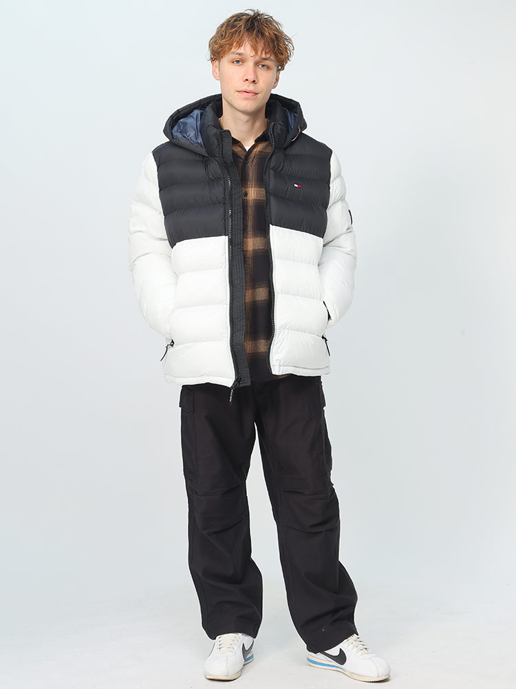 TOMMY HILFIGER (トミーヒルフィガー) フード フルジップ 中綿 ジャケット