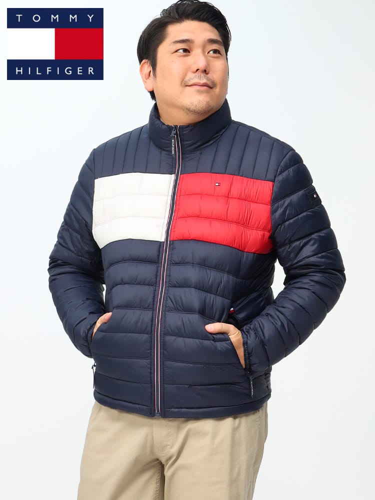 TOMMY HILFIGER トミーヒルフィガー パッカブル 中綿ジャケット ブランド アウター ブルゾン 軽量 ジャンパー 大きいサイズ メンズ