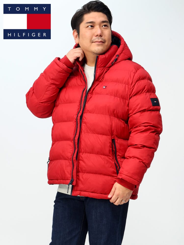 TOMMY HILFIGER トミーヒルフィガー 中綿ジャケット ブランド アウター ブルゾン パーカー アメカジ 大きいサイズ メンズ
