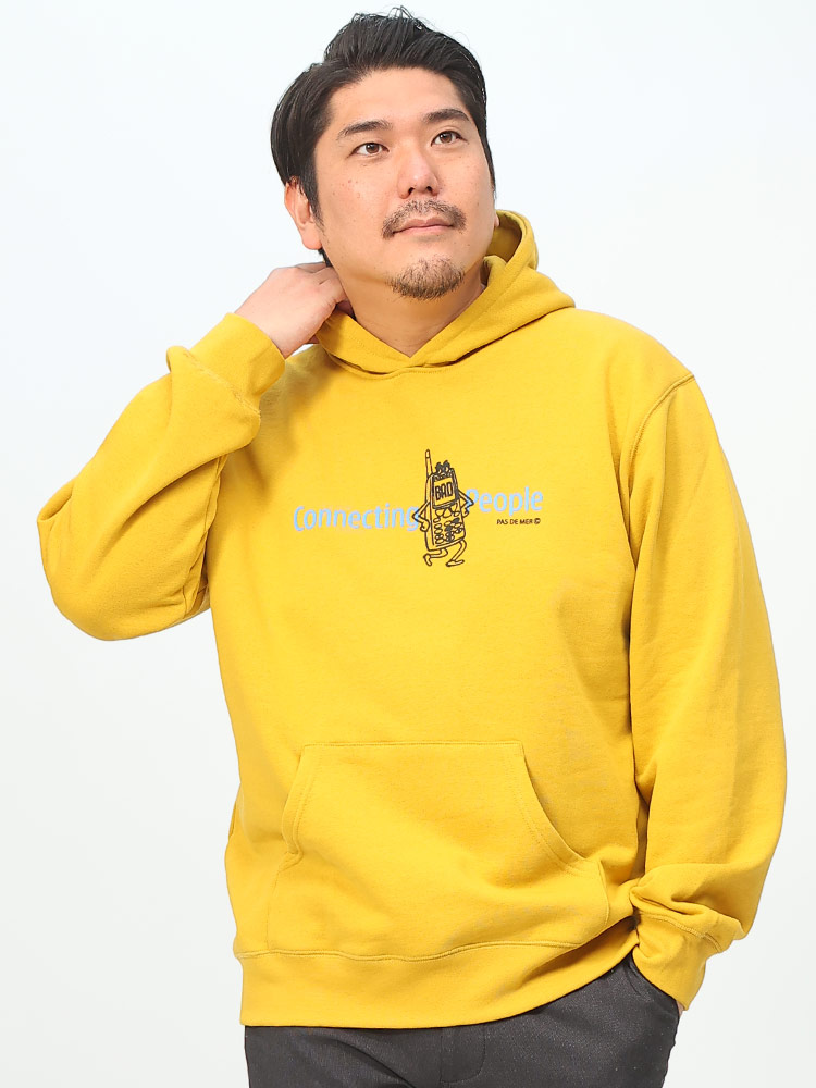 裏起毛 プリント プルオーバー パーカー MOBILE HOODY (PAS DE MER ...