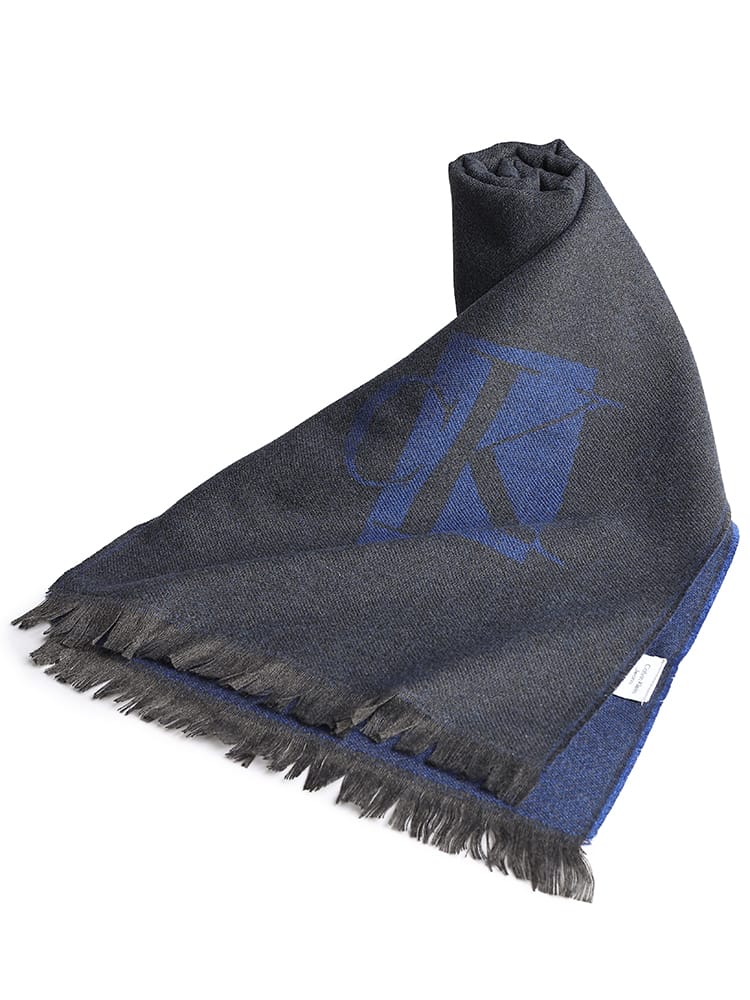 【オンラインストア限定】 Calvin Klein (カルバンクライン) ロゴ マフラー CK200328 ブランド メンズ 男性 ストール