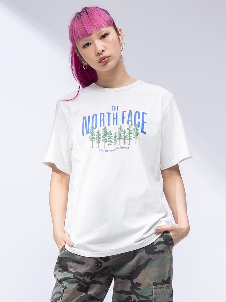 THE NORTH FACE (ザ ノースフェイス) クルーネック 半袖 Tシャツ 1966 RINGER TEE