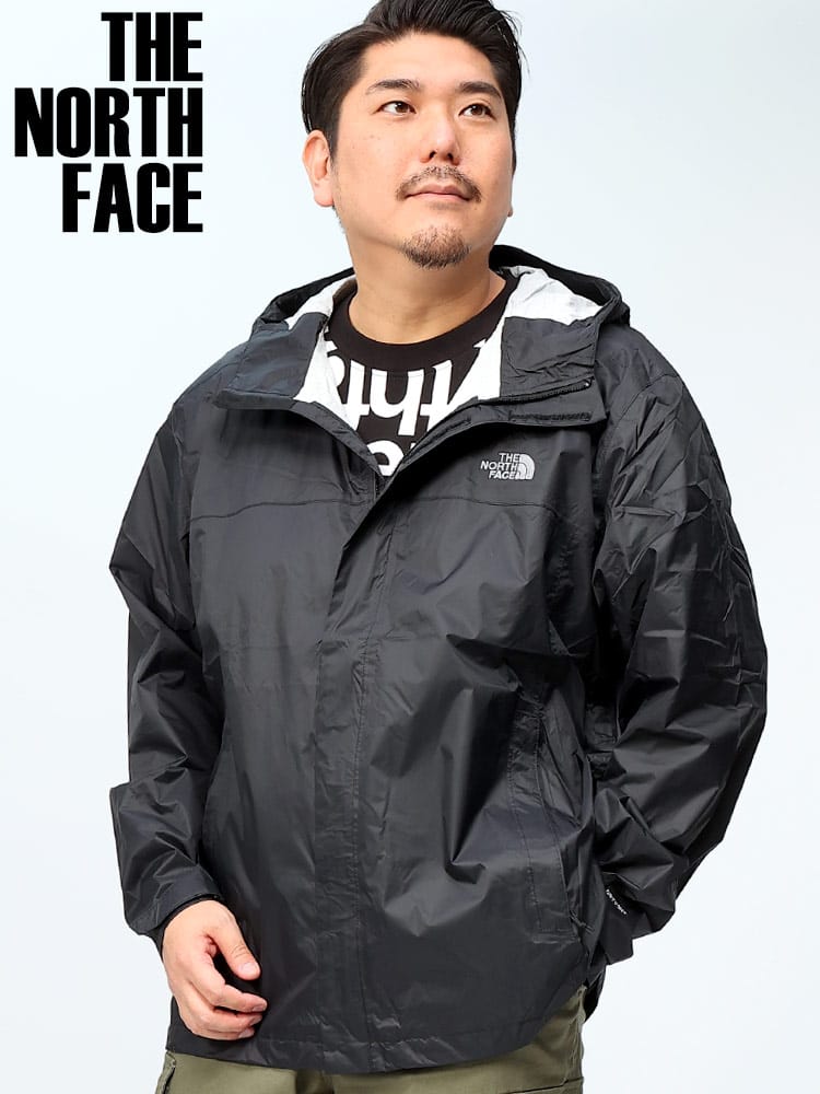 THE NORTH FACE ザ ノースフェイス ウィンドブレーカー ベンチャージャケット VENTURE 2 JKT DRYVENTナイロン マウンテンパーカー 大きいサイズ メンズ ブランド 黒