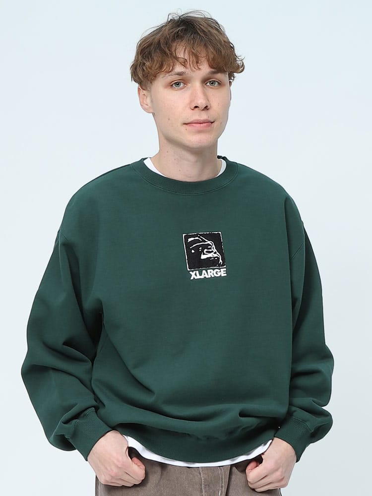 XLARGE (エクストララージ) ロゴ刺繍 クルーネック トレーナー M L 1XL 