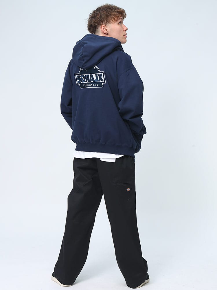 XLARGE (エクストララージ) バックデザイン フルジップ パーカー M L 