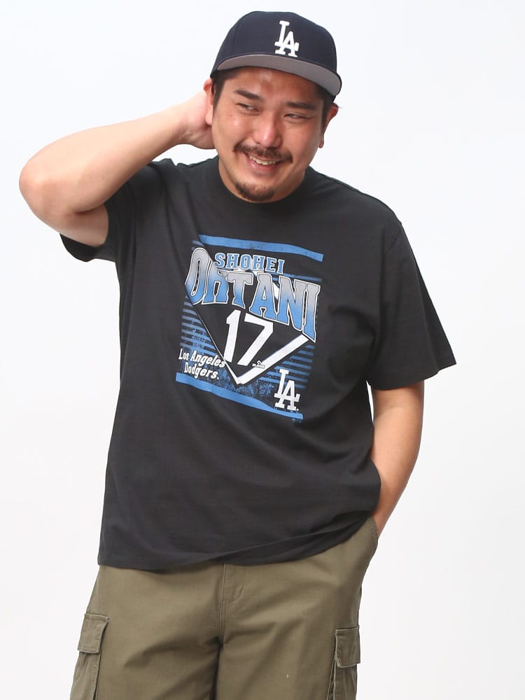 在庫処分 返品交換不可 【MLB公式ライセンス商品】 大谷翔平 '47 フォーティーセブン ネーム プリント 半袖 Tシャツ 野球 ドジャース 大きいサイズ メンズ 