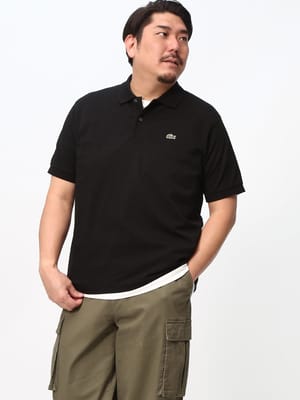 LACOSTE ラコステ 半袖 ポロシャツ L.12.12 ワニ刺繍 ワッペン 無地 CLASSICFIT POLO 大きいサイズ メンズ