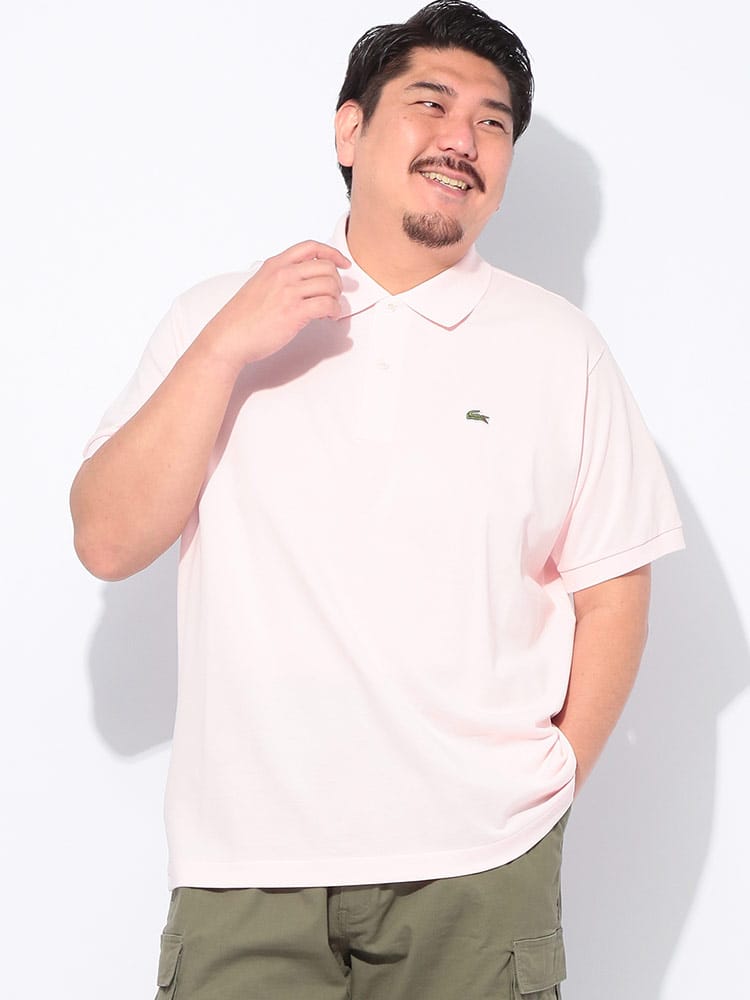 LACOSTE ラコステ 半袖 ポロシャツ L.12.12 ワニ刺繍 ワッペン 無地 CLASSICFIT POLO 大きいサイズ メンズ