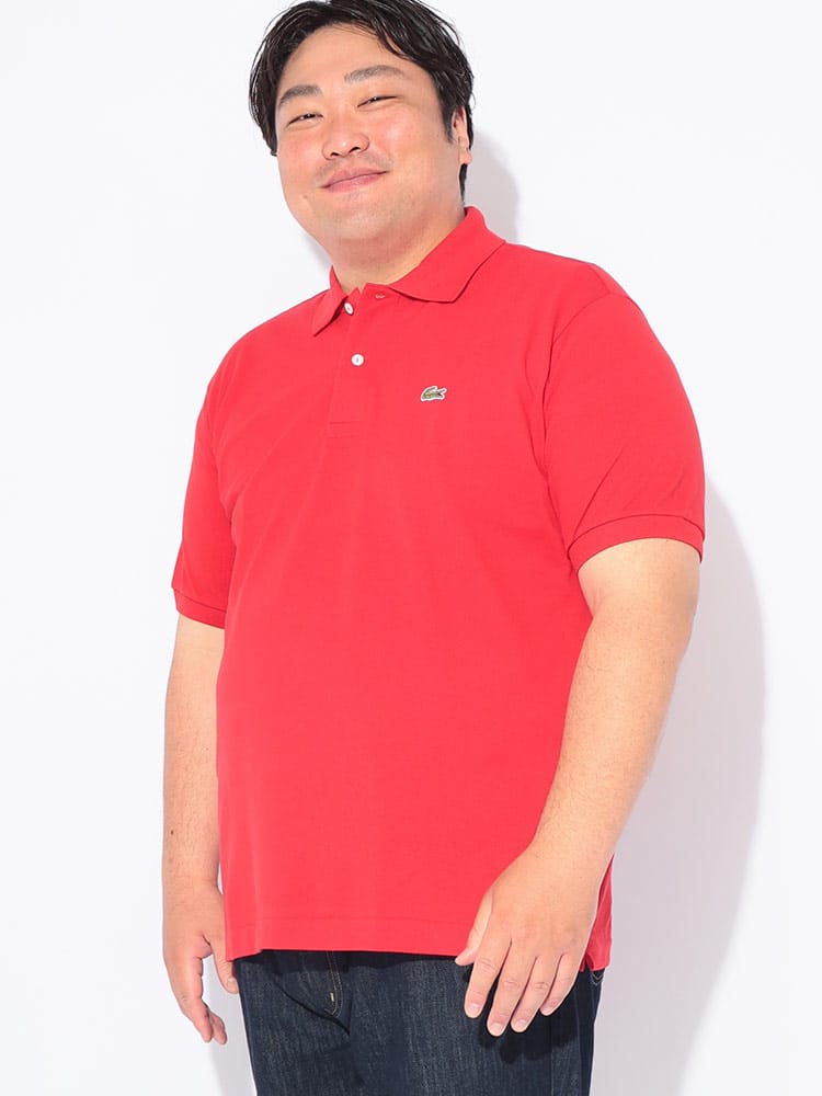 LACOSTE ラコステ 半袖 ポロシャツ L.12.12 ワニ刺繍 ワッペン 無地 CLASSICFIT POLO 大きいサイズ メンズ