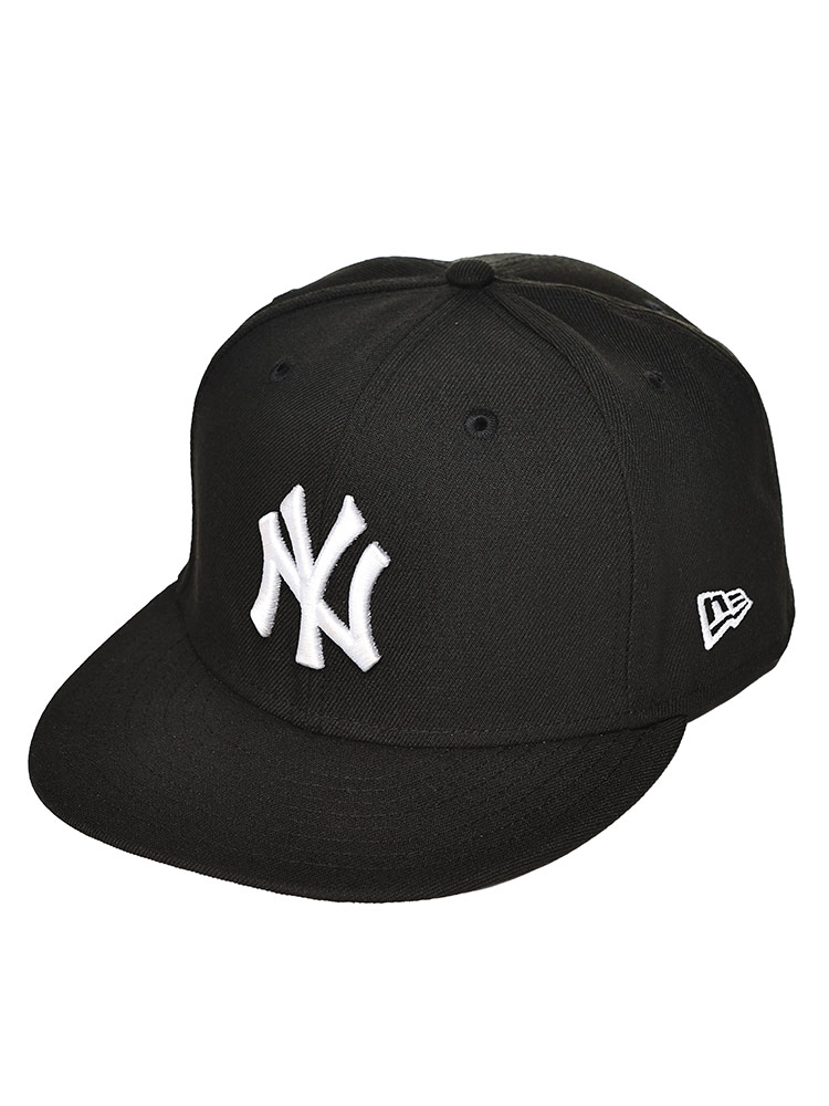 NEW ERA (ニューエラ) 59FIFTY ヤンキースロゴ 6パネル ベースボールキャップ