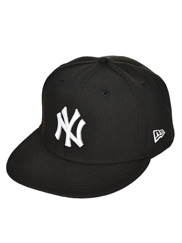NEW ERA (ニューエラ) 59FIFTY ヤンキースロゴ 6パネル ベースボールキャップ