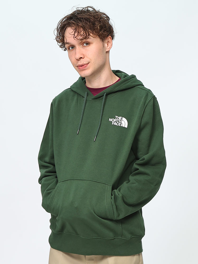 THE NORTH FACE (ザ ノースフェイス) 裏起毛 BOXバックプリント プルオーバー パーカー M BOX NSE PULLOVER HOODIE