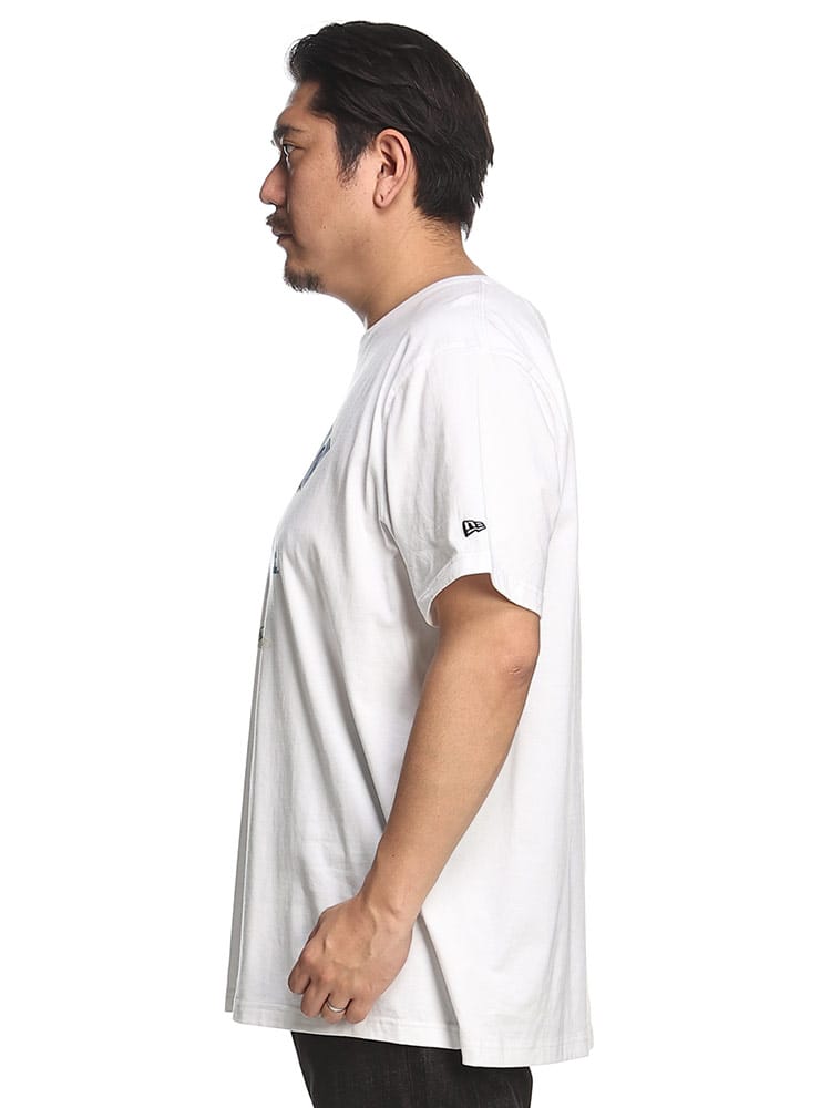 NEW ERA (ニューエラ) MLB×NEW ERA ドジャース サインプリント 半袖 T 
