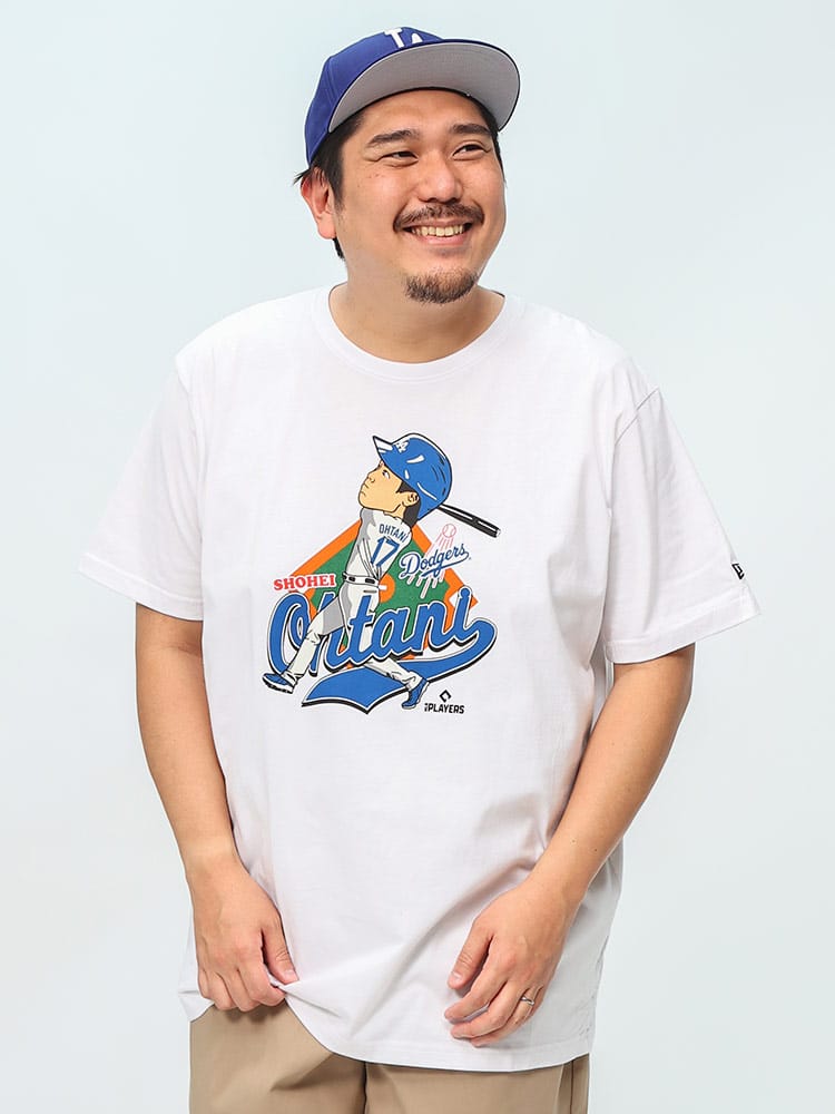 在庫処分 返品交換不可 NEW ERA (ニューエラ) MLB×NEW ERA ドジャースプリント チームデザイン 半袖 Tシャツ