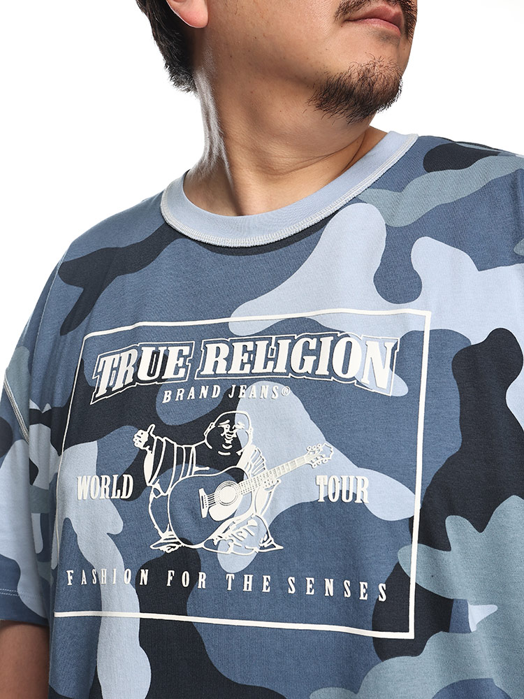 TRUE RELIGION (トゥルーレリジョン) カモフラ BOXロゴ ドロップ 