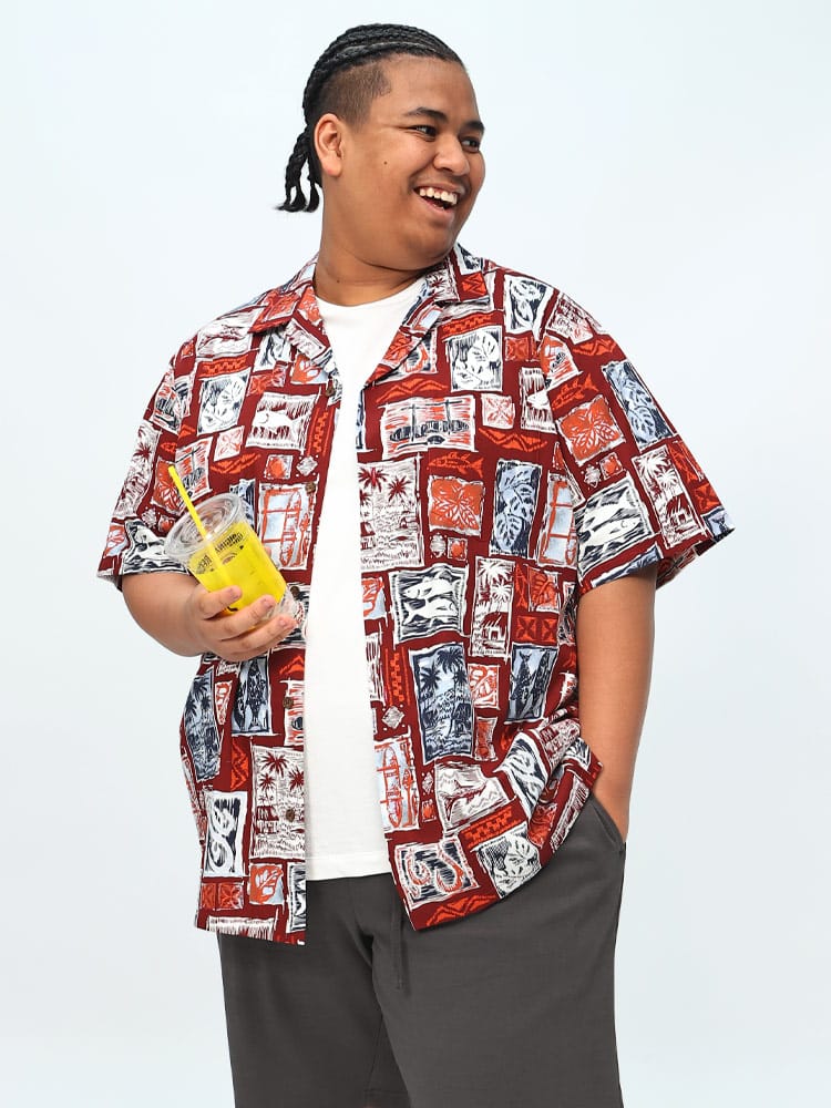 Amazon | [Sakunaca] 8色展開 アロハシャツ 半ズボン メンズ 亜麻 レトロ プリント柄 半袖 夏 薄手 速乾 通気性 リゾート  旅行 ビーチ 浜辺 イベント 文化祭 カジュアル 着回し ゆったり 大きいサイズ M-5XL セットアップ | ショートパンツ 通販 [Sakunaca] 夏服 アロハシャツ メンズ 半袖 レトロ プリント柄 薄手 通気性 速乾 超軽量 涼しい 大きいサイズ ゆった