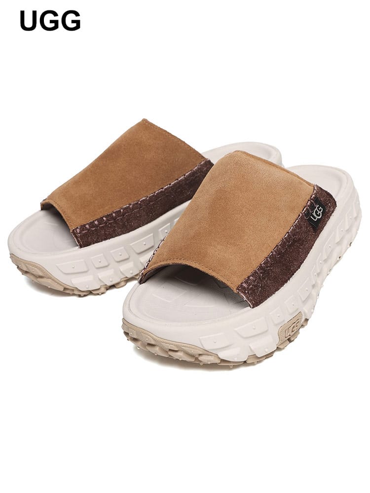 UGG (アグ) スエードアッパー 軽量ソール スライドサンダル Venture Daze Slide