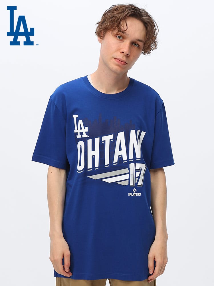 NEW ERA (ニューエラ) NEW ERA×MLB 大谷翔平 背番号プリント 半袖 Tシャツ 14357873