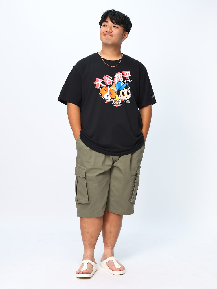 半袖 Tシャツ NEW ERA×MLB 大谷翔平×デコピンプリント トップス