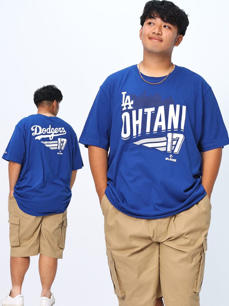 半袖 Tシャツ NEW ERA×MLB ドジャース 大谷翔平 背番号バックプリント 大きいサイズ メンズ