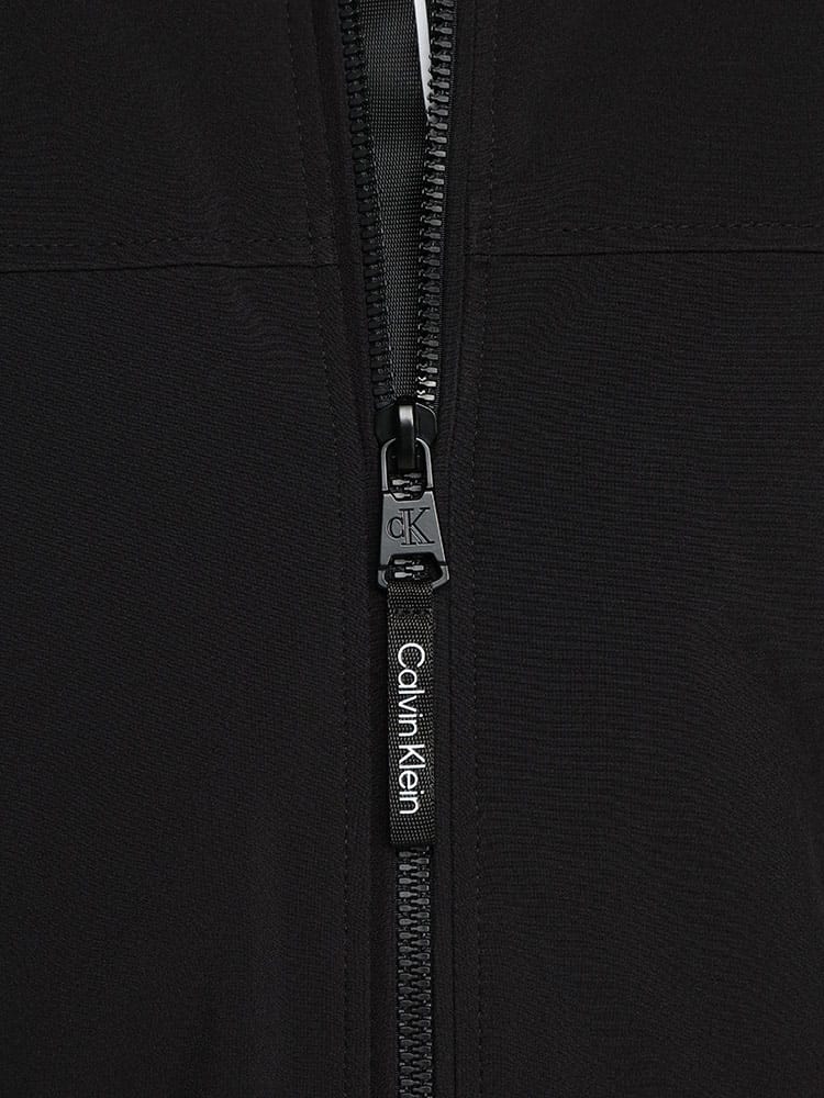 Calvin Klein (カルバンクライン) 裏ボア ソフトシェル ジップアップ 