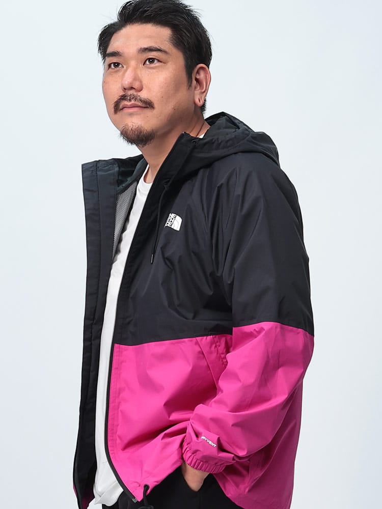 ウィンドブレーカー ナイロン フルジップ  DRYVENT ANTRA RAIN HOODIE HCTNF0A7QF3K  アウター ジャケット ブルゾン パーカー レインパーカー 大きいサイズ メンズ
