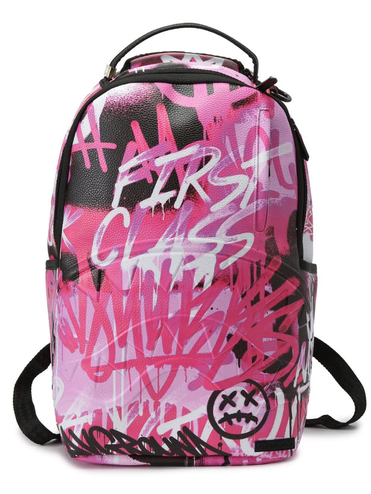 バックパック プリント バックパック FLY PRIVATE DLXSV レディース バッグ 鞄 リュックサック 大きいサイズ メンズ ピンク
