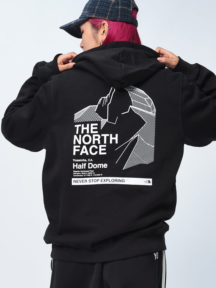 THE NORTH FACE (ザ ノースフェイス) 裏起毛 バックロゴ プルオーバー 