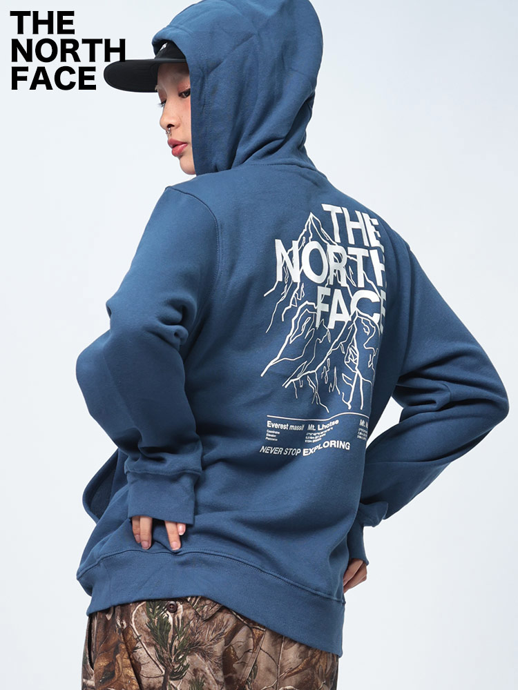 THE NORTH FACE (ザ ノースフェイス) 裏起毛 バックロゴ プルオーバー パーカー PLACES WEL【サカゼン公式通販】