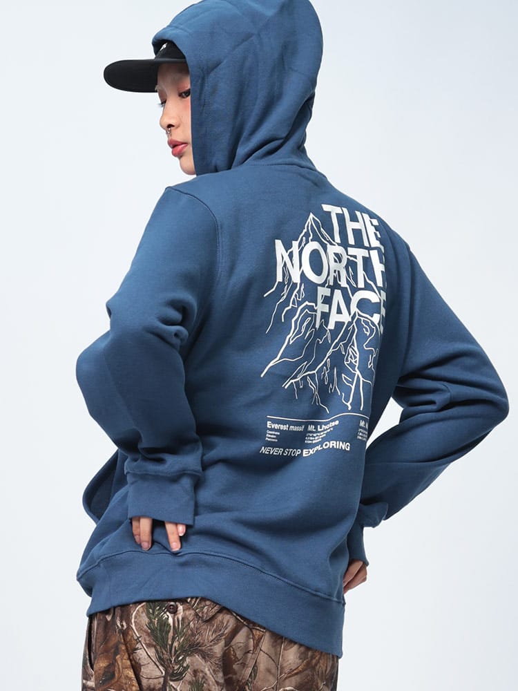 THE NORTH FACE (ザ ノースフェイス) 裏起毛 バックロゴ プルオーバー 