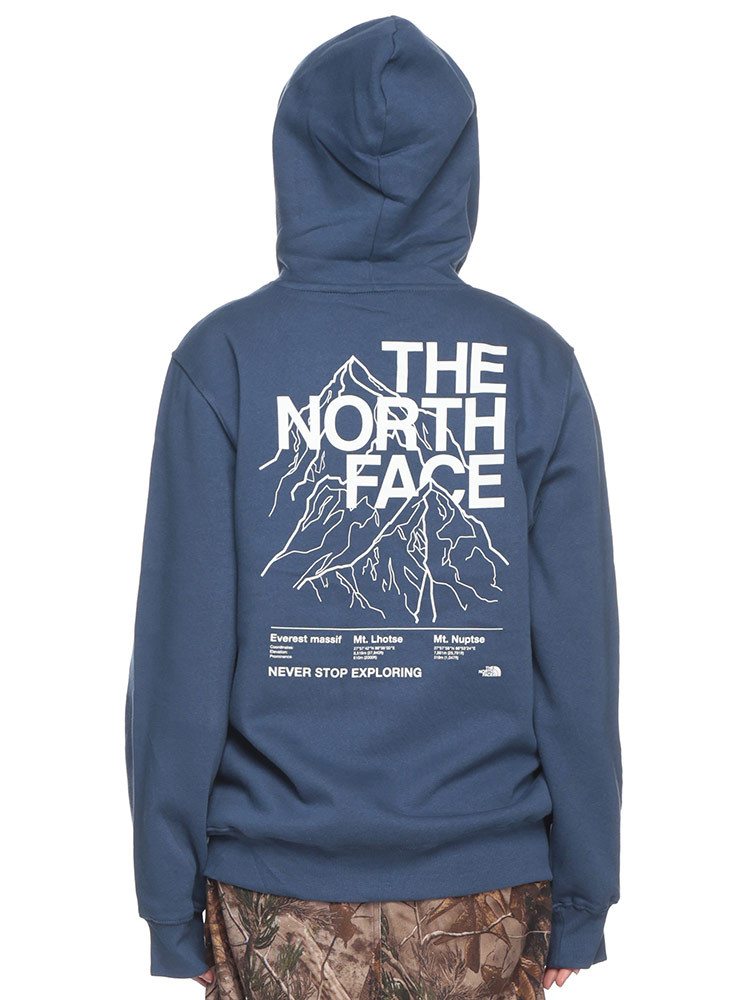 THE NORTH FACE (ザ ノースフェイス) 裏起毛 バックロゴ プルオーバー パーカー PLACES WEL【サカゼン公式通販】