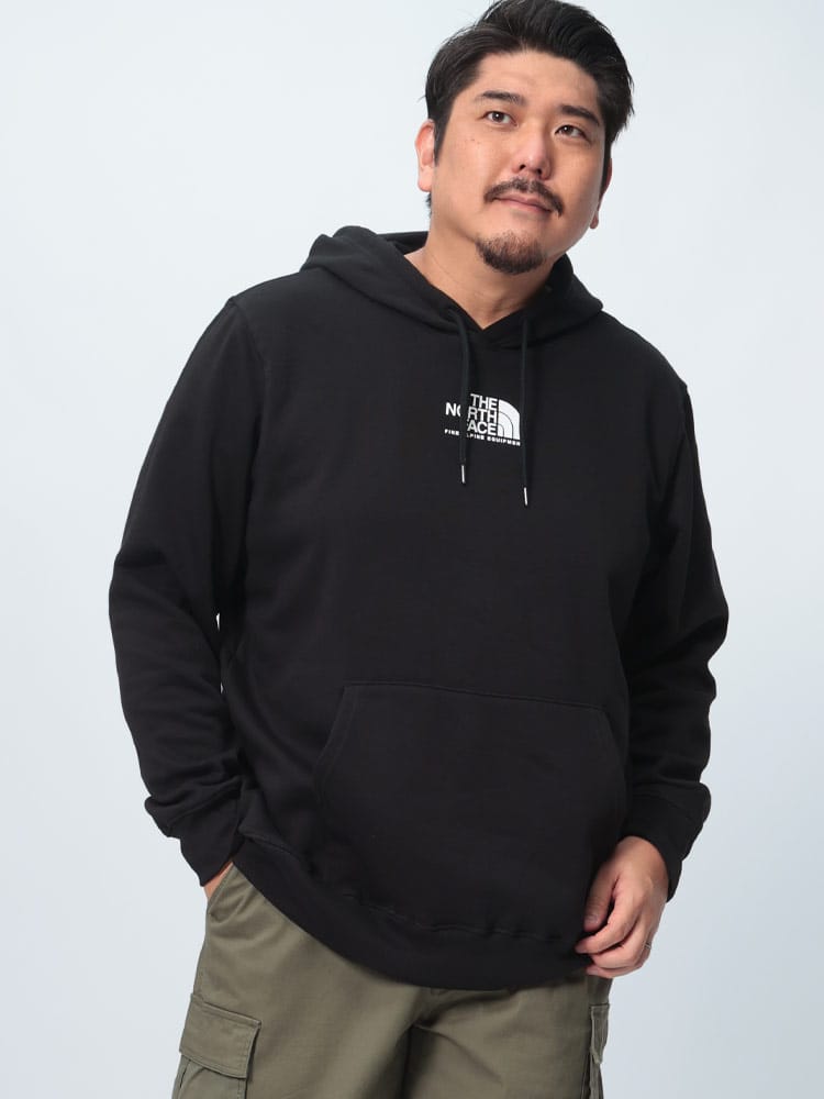 プルオーバー パーカー 裏起毛  FINE ALPINE HOODIE トップス プリント フード 秋冬 大きいサイズ メンズ