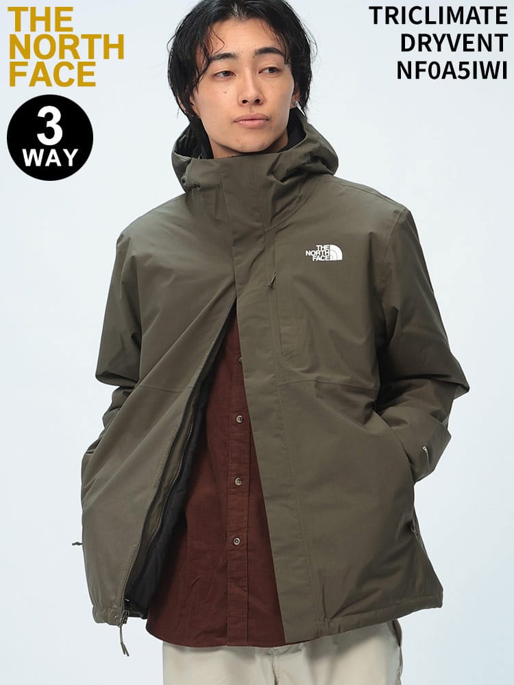 THE NORTH FACE (ザ ノースフェイス) ライナー着脱 3WAY フルジップ ジャケット CARTO TRICLIMATE JACKET DRYVENT NF0A5IWI