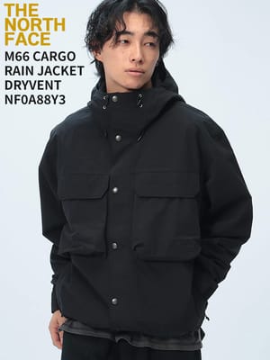 THE NORTH FACE (ザ ノースフェイス) カーゴポケット フルジップ レインジャケット M66 CARGO RAIN JACKET DRYVENT NF0A88Y3