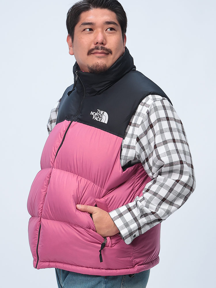 ダウンベスト フード収納 700フィルパワー  M 1996 RETRO NUPTSE VEST アウター 防寒 アウトドア レジャー 大きいサイズ メンズ