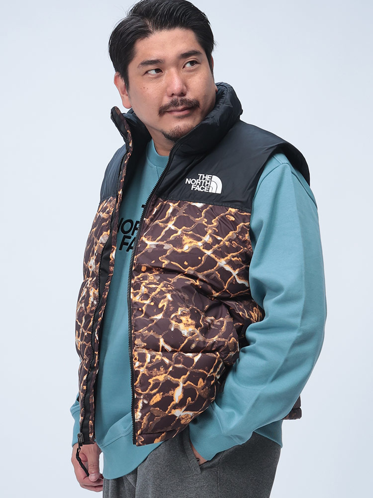 ダウンベスト フード収納 700フィルパワー  M 1996 RETRO NUPTSE VEST アウター 防寒 アウトドア レジャー 大きいサイズ メンズ