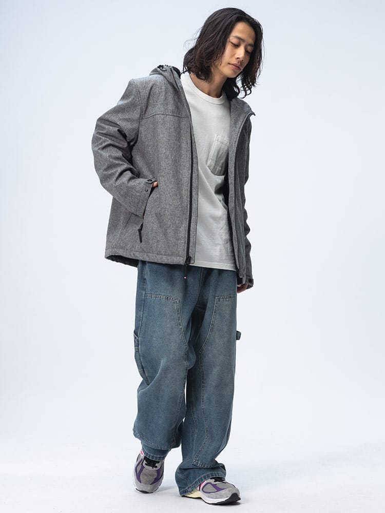 TOMMY HILFIGER (トミーヒルフィガー) 裏ボア フルジップ ジャケット  