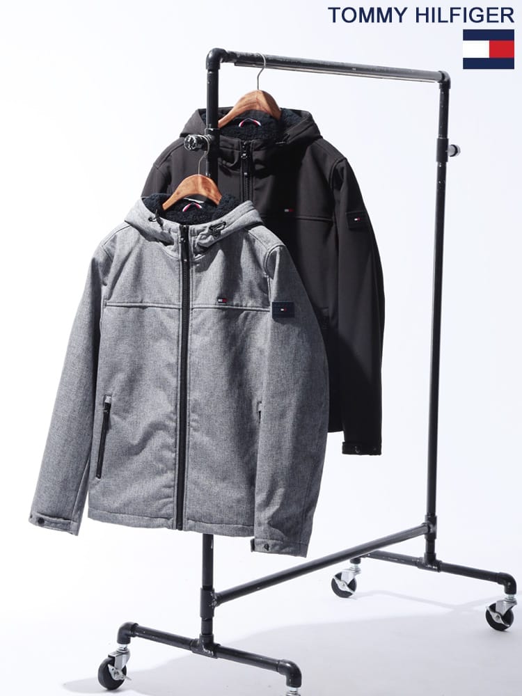 TOMMY HILFIGER (トミーヒルフィガー) 裏ボア フルジップ ジャケット 