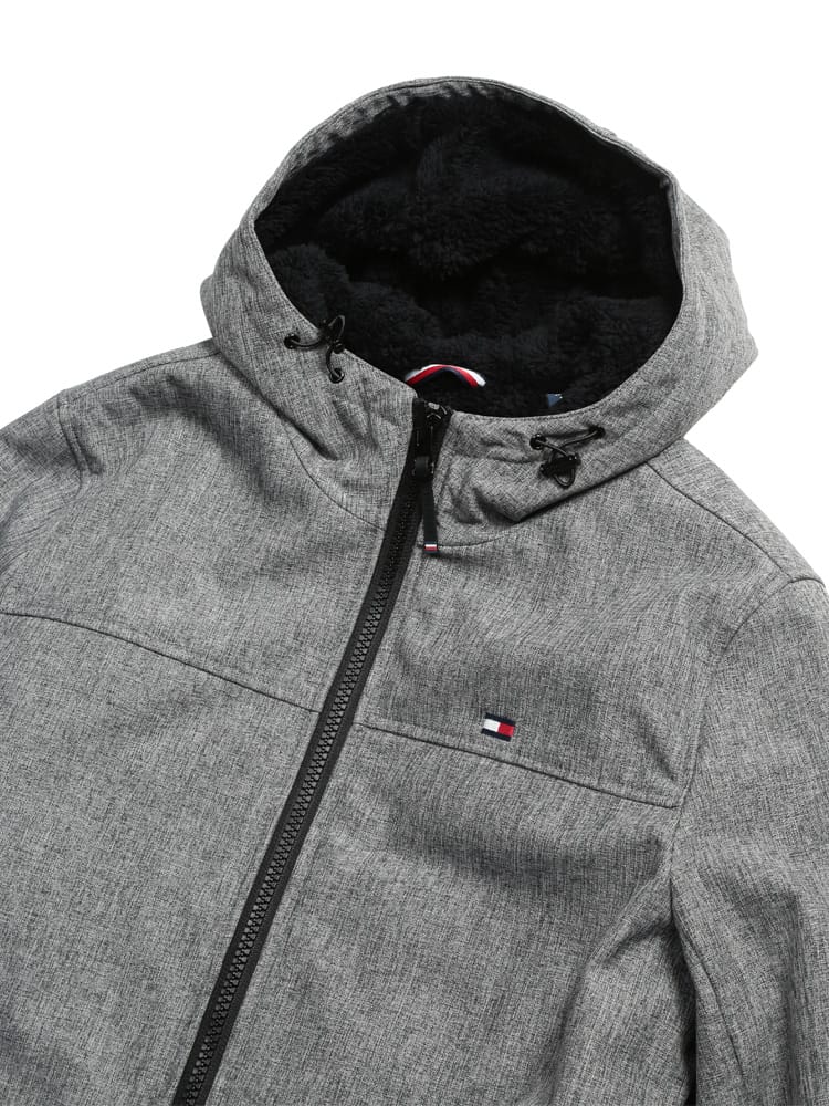 TOMMY HILFIGER (トミーヒルフィガー) 裏ボア フルジップ ジャケット 