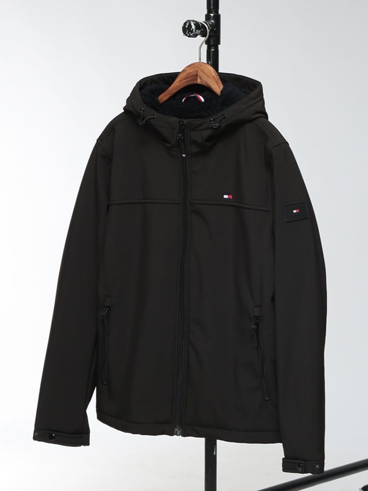 TOMMY HILFIGER (トミーヒルフィガー) 裏ボア フルジップ ジャケット 