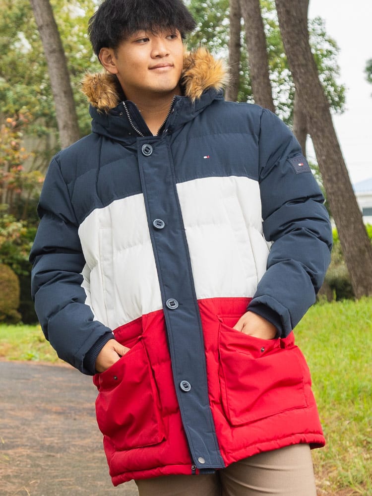 中綿 ジャケット フェイクファー フルジップ  ARCTIC CLOTH FULL LENGH HD PARKA A アウター ブルゾン フード 防寒 秋冬 大きいサイズ メンズ