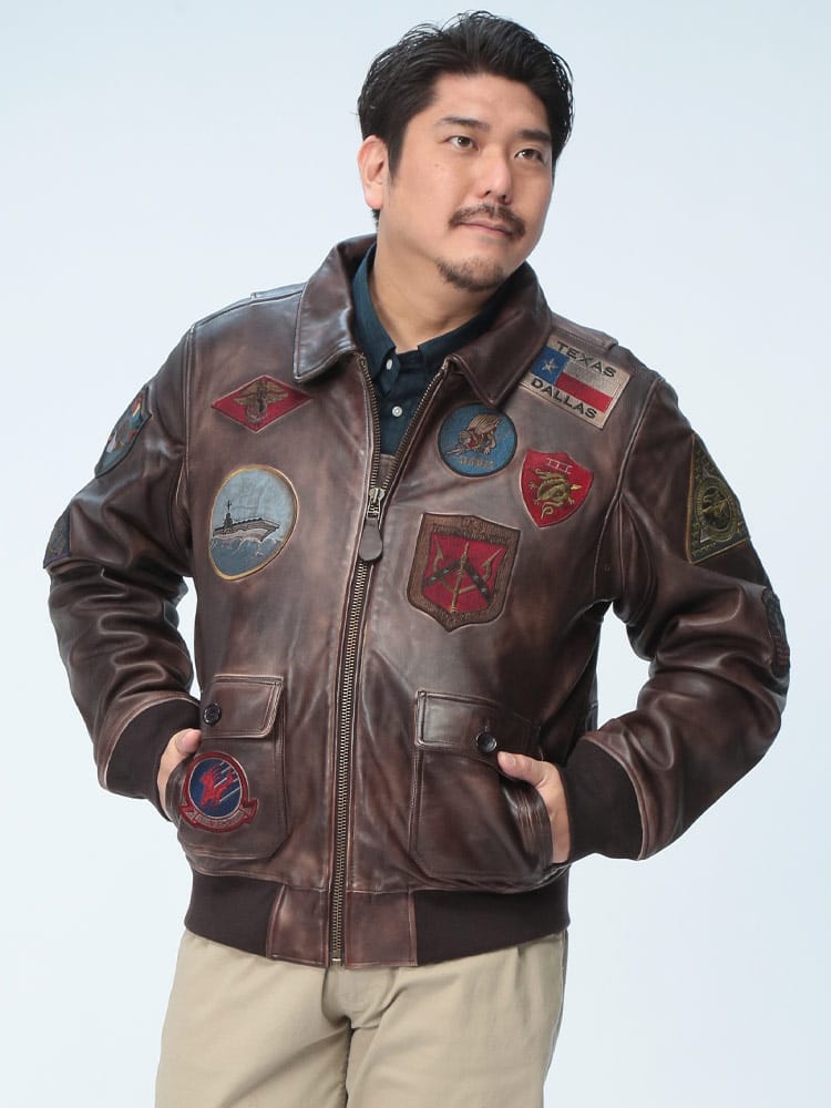 ボンバージャケット 天然皮革 ヴィンテージ アウター ブルゾン 革ジャン 本革 秋冬 大きいサイズ メンズ