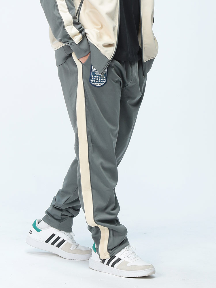 トラックパンツ 裏フリース 裾ジップ  FINISH FAST TRACK PANT  ボトムス ロングパンツ 起毛 秋冬 大きいサイズ メンズ