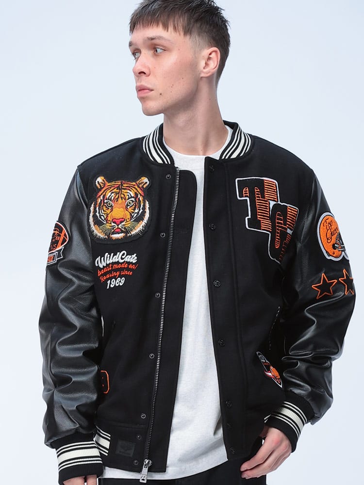 TOPGUN (トップガン) タイガー 切り替え フルジップ ボンバージャケット TGJ2434