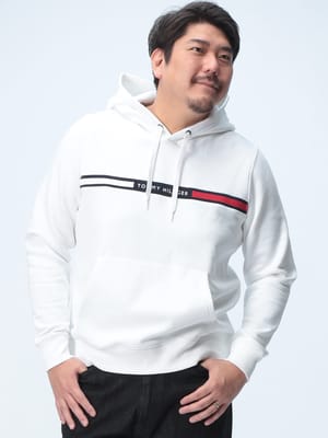 プルオーバー パーカー 裏起毛 フロントライン ポケット付き トップス 長袖  起毛 秋冬 大きいサイズ メンズ