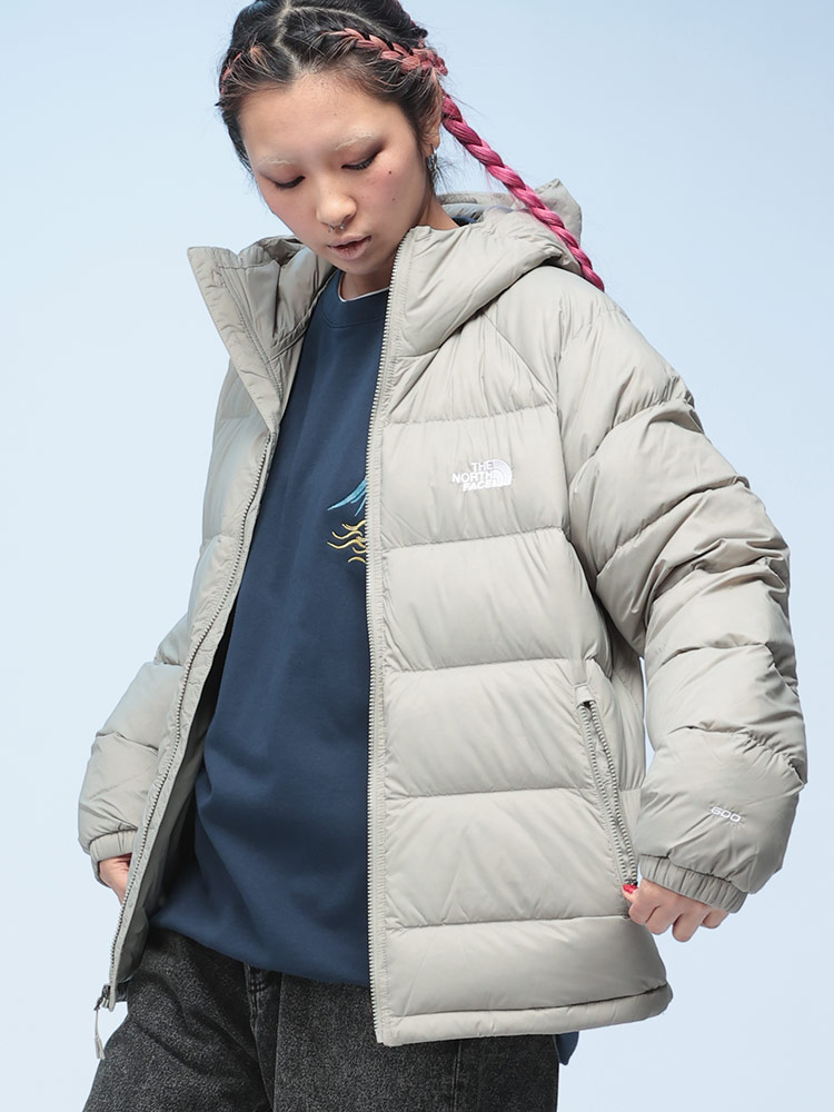 THE NORTH FACE (ザ ノースフェイス) ナイロン フード付き ダウンジャケット M HYDRENALITE DOWN HOODIE 600フィルパワー NF0A5GIE