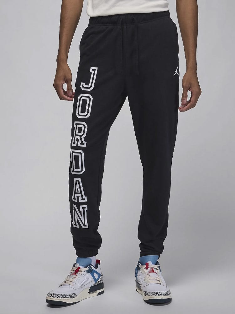 スウェットパンツ ジョーダン BIGプリント ジッパーポケット付き  DRI-FIT ボトムス ロングパンツ スポーツ 部屋着 大きいサイズ メンズ