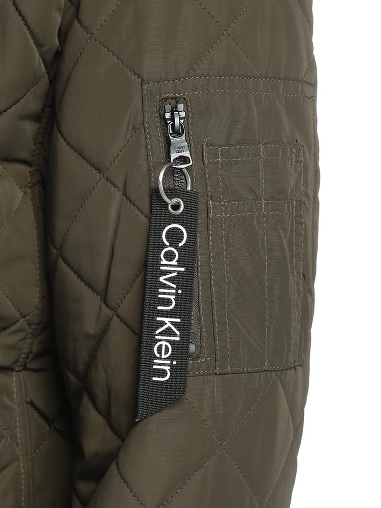 Calvin Klein (カルバンクライン) キルティング加工 ダブルポケット 