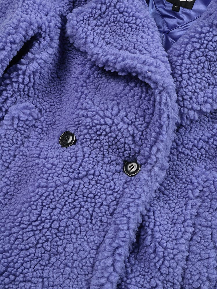 UGG (アグ) ボア ダブルブレストコート Gertrude Short Teddy Coat 