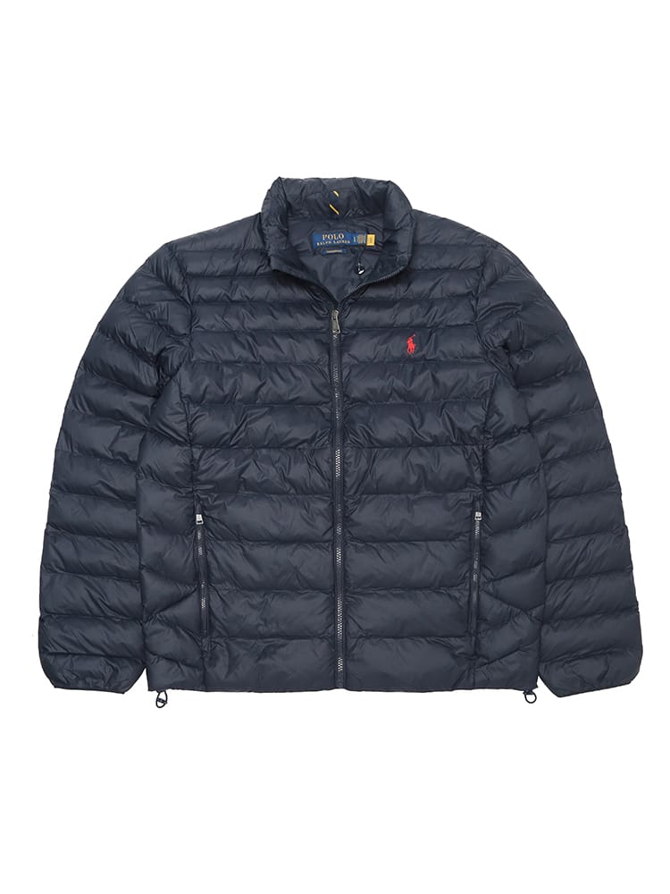 POLO RALPH LAUREN (ポロラルフローレン) パッカブル 撥水 再生ナイロン ハイネック 中綿ブルゾン RL710940238 メンズ